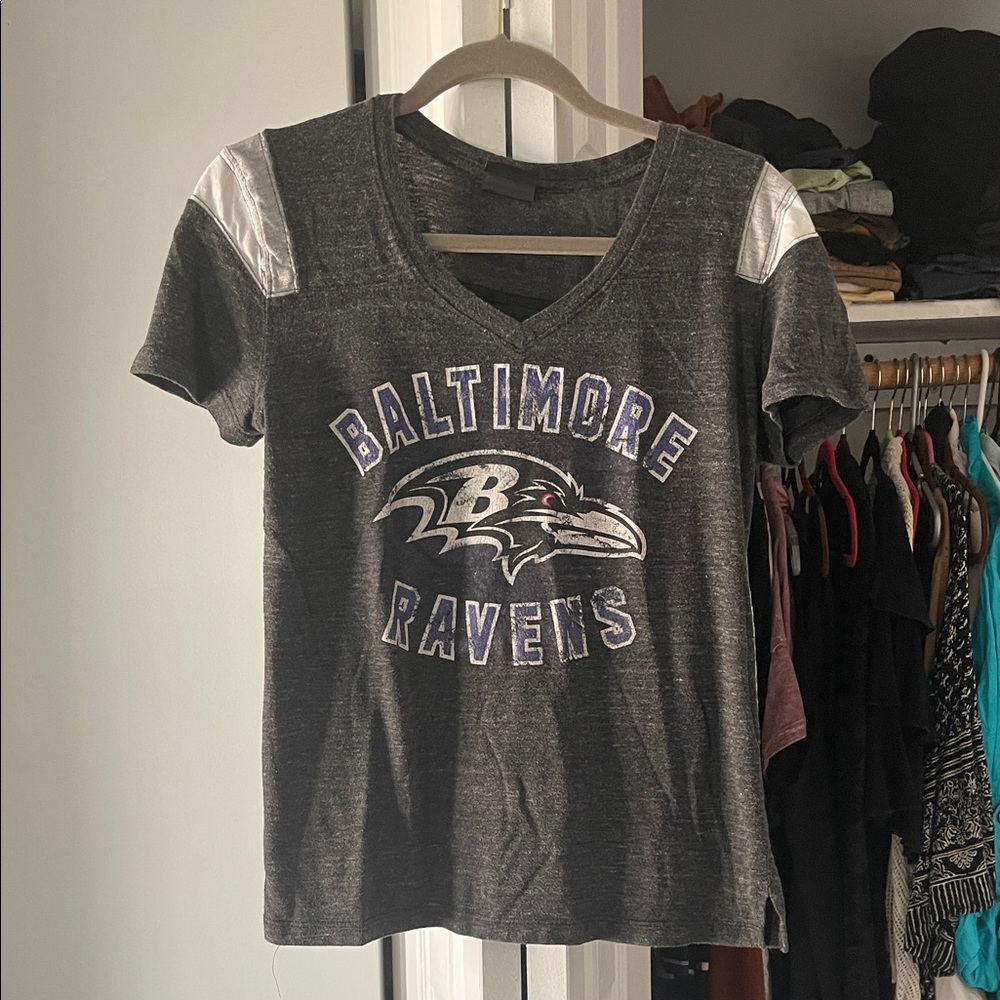 NFL Baltimore Ravens Kids Charcoal Tee